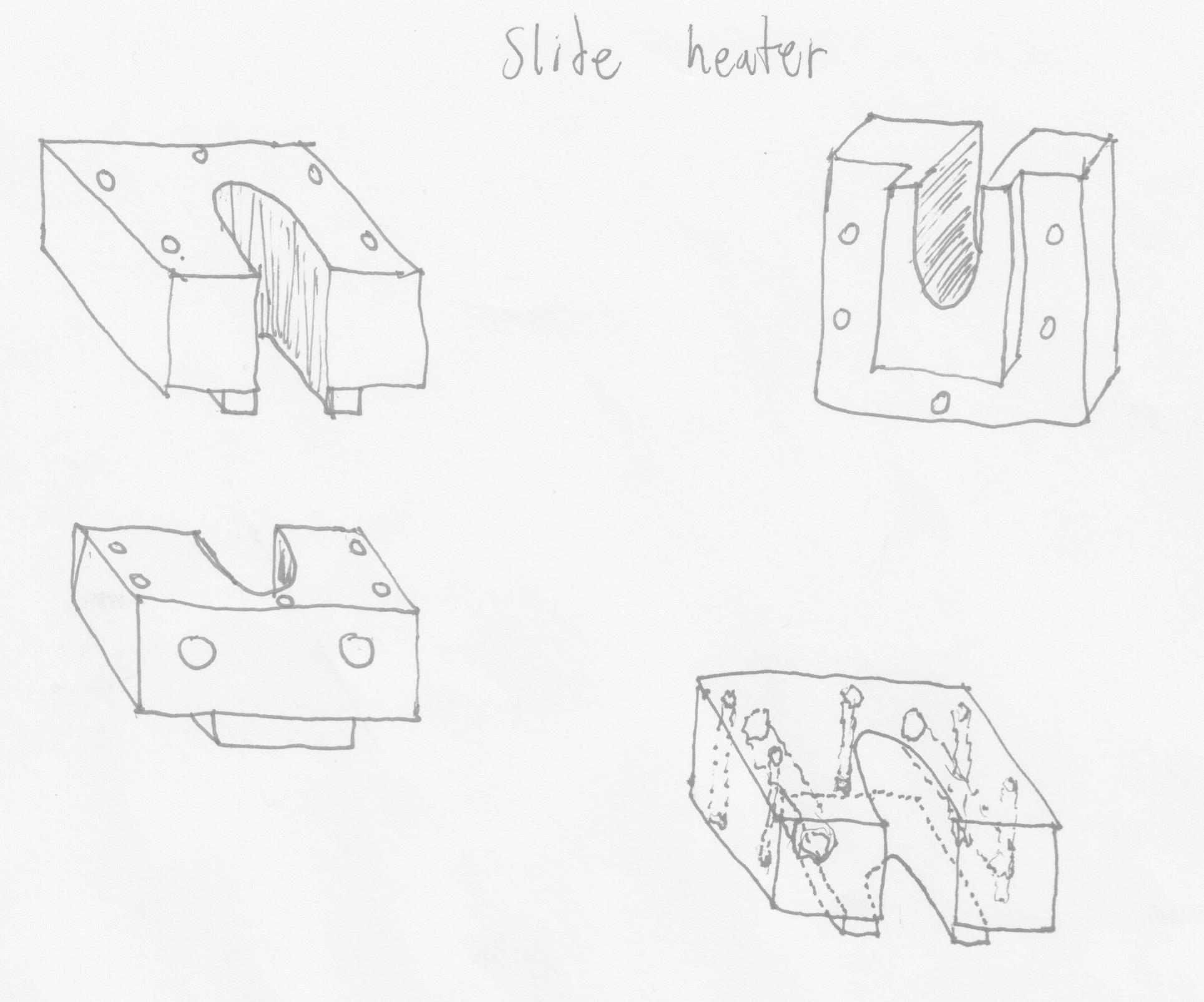 Slide heater 3D